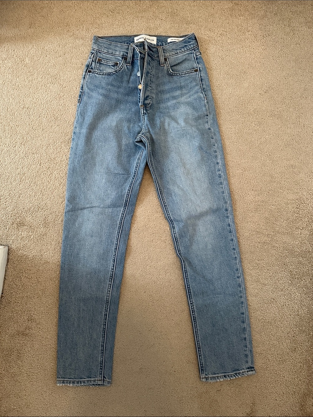 Denim Forum New 25 Jeans Straight Leg